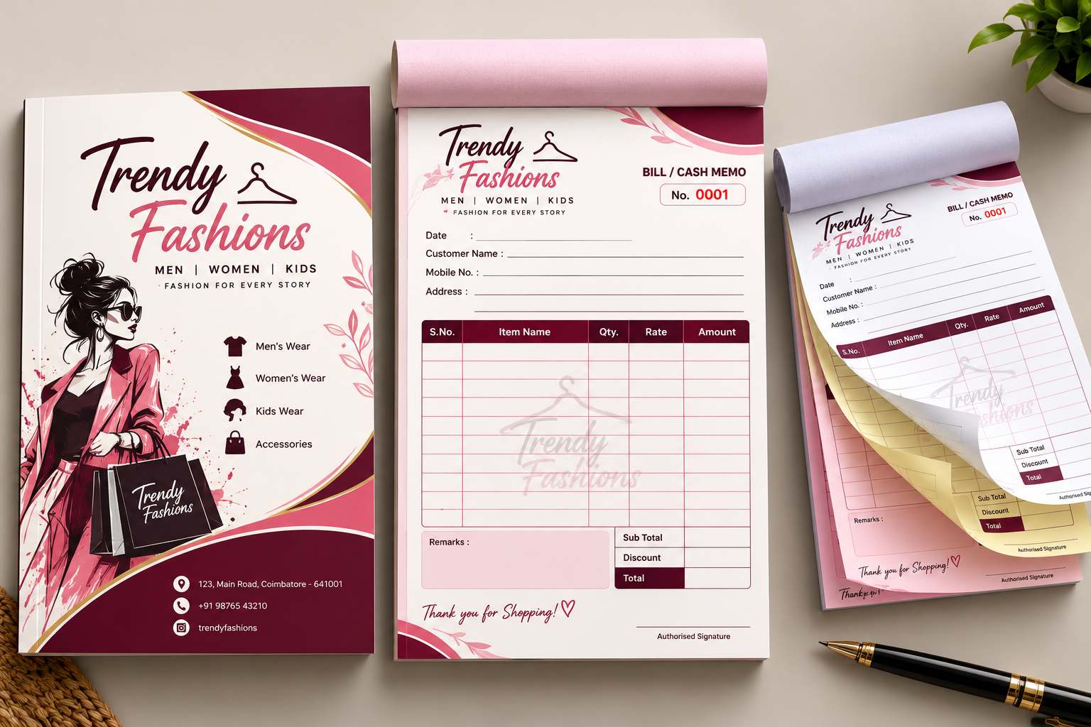 Bill Books & Invoice