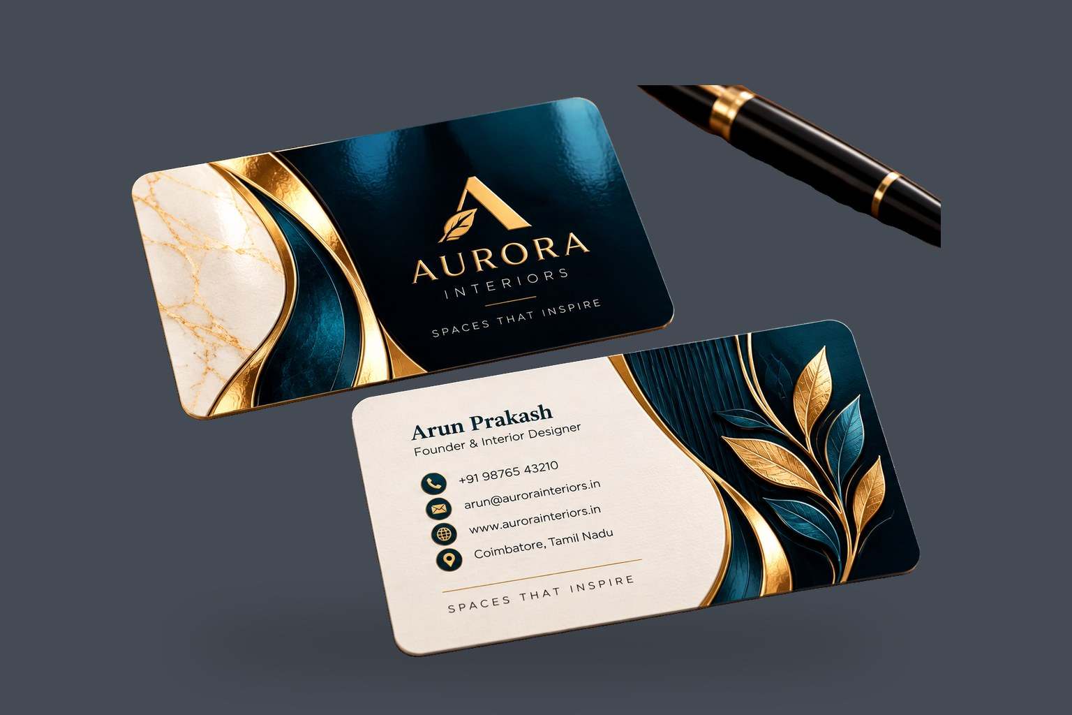 Glossy Visiting Cards