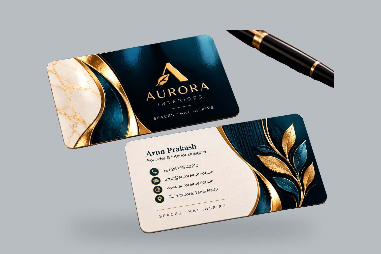 Glossy Visiting Cards