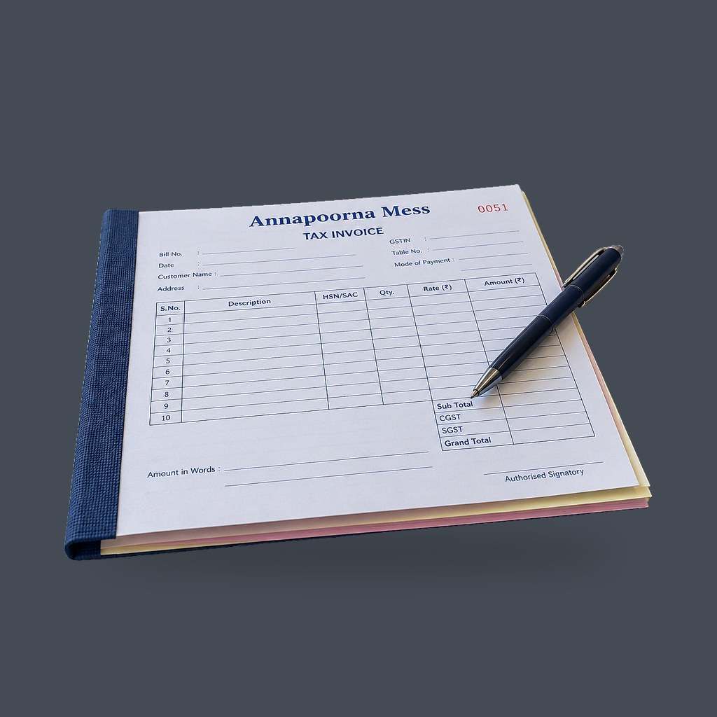 Bill Books & Invoices in use