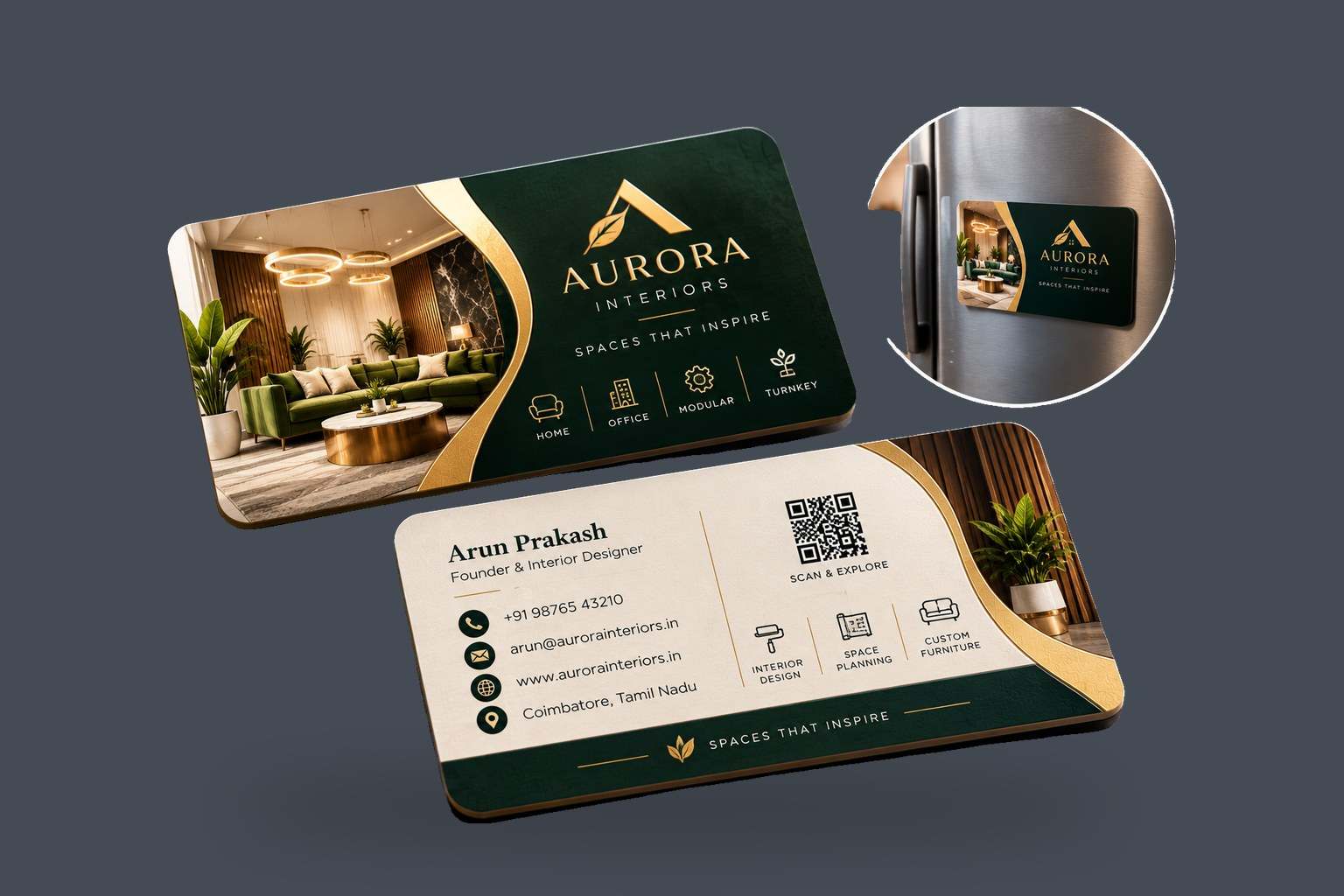 Magnetic Visiting Cards
