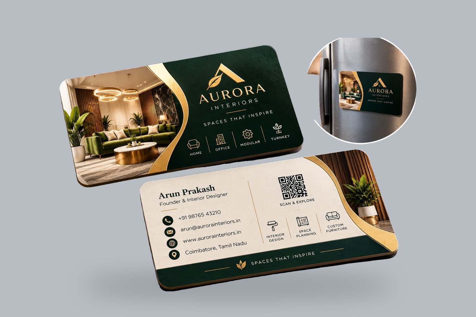 Magnetic Visiting Cards