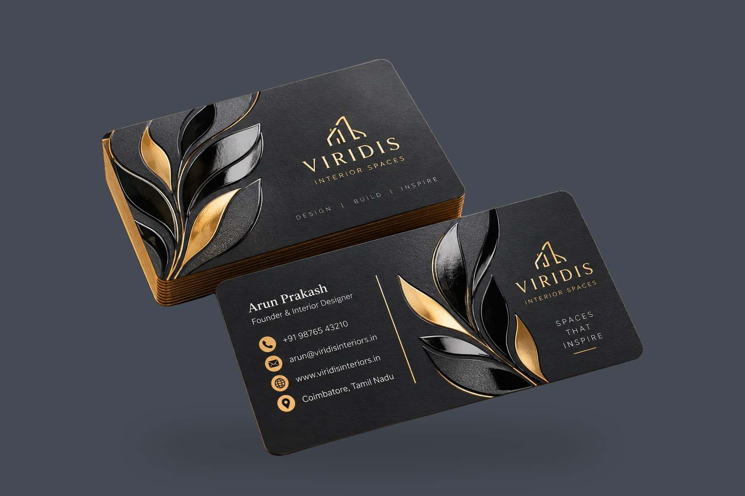 Spot UV Visiting Cards