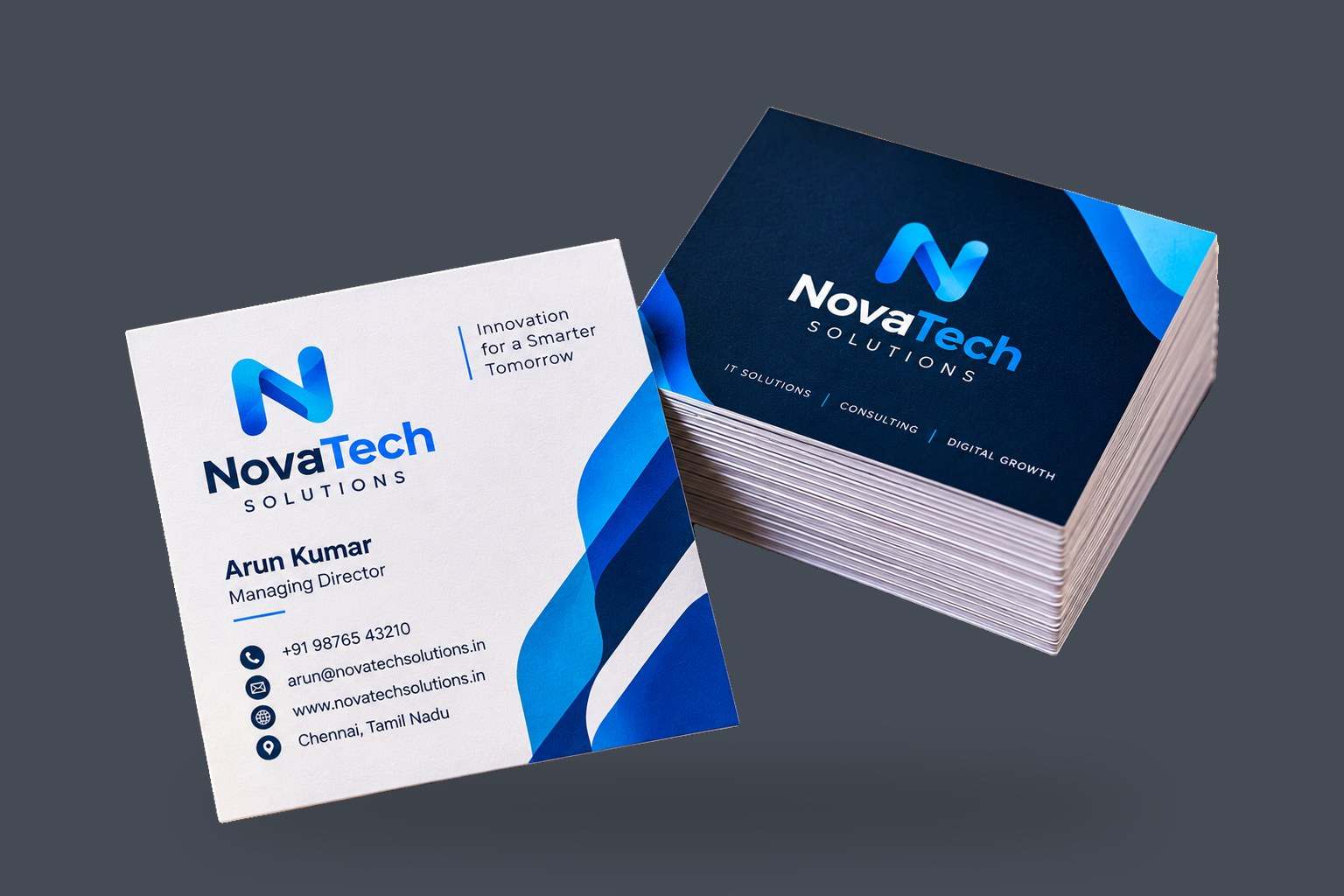 Square Visiting Cards