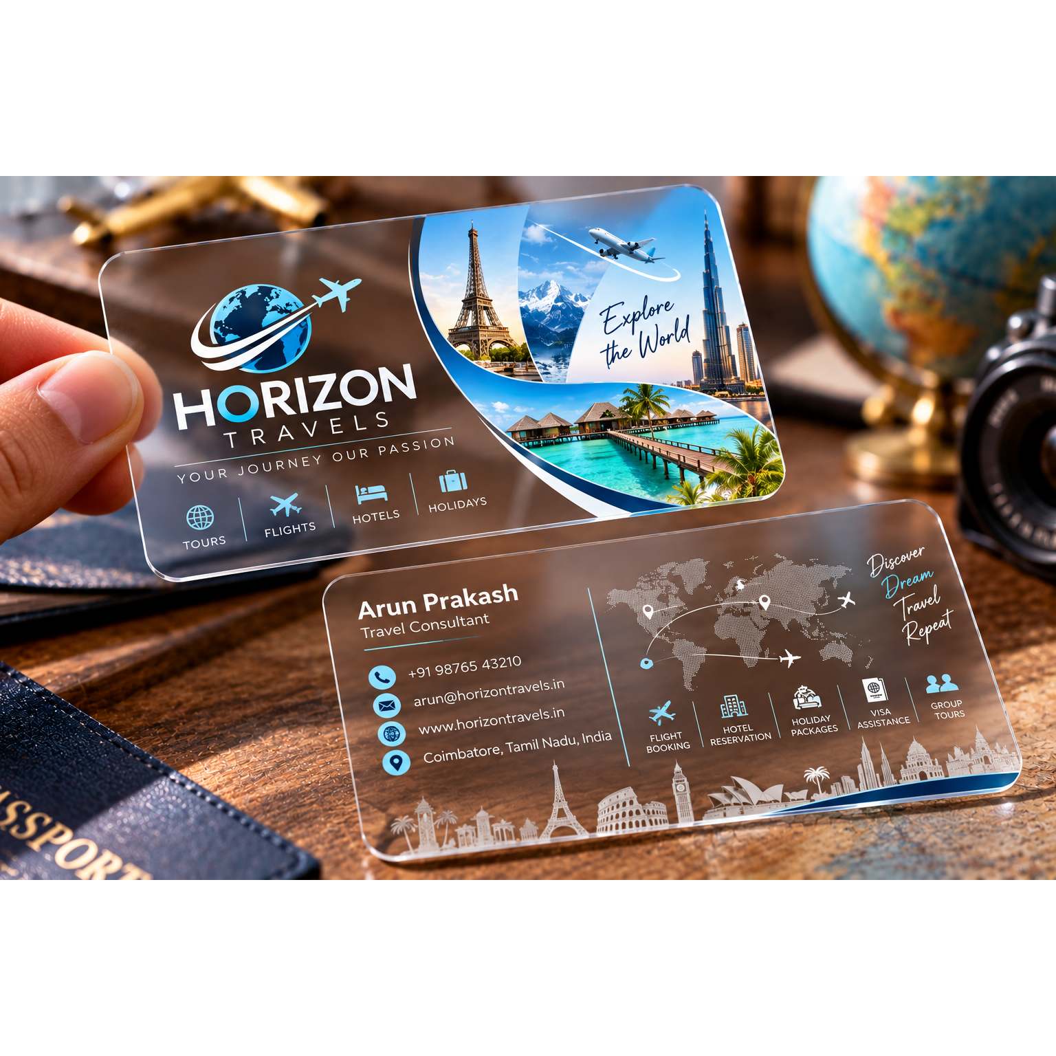 Transparent Visiting Cards